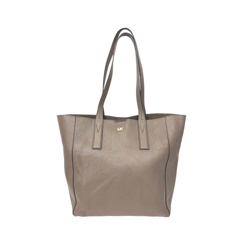 Michael Kors Blakely Medium Messenger Tote Truffle Pebbled Leather 30T8TX5T3L